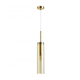 Odeon light 4693/1 PENDANT ODL20 341 золотой/янтарный Подвес E14 1*40W KLUM 